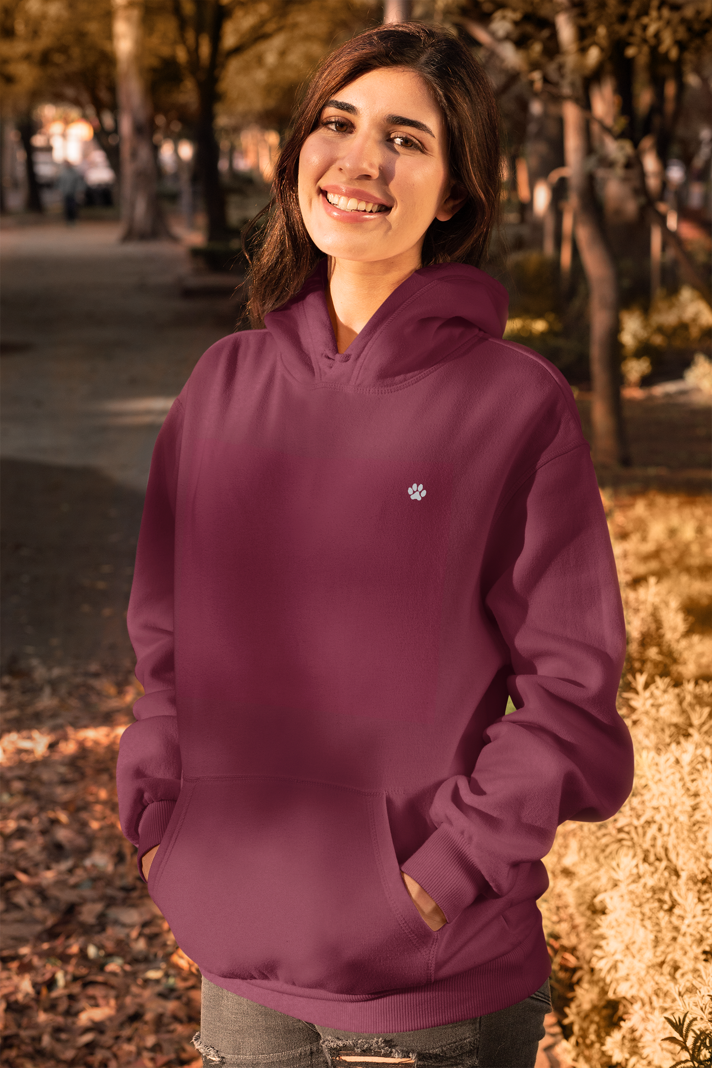 Unisex Maroon Hoodie