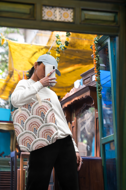 Dot Tribal Design Tote