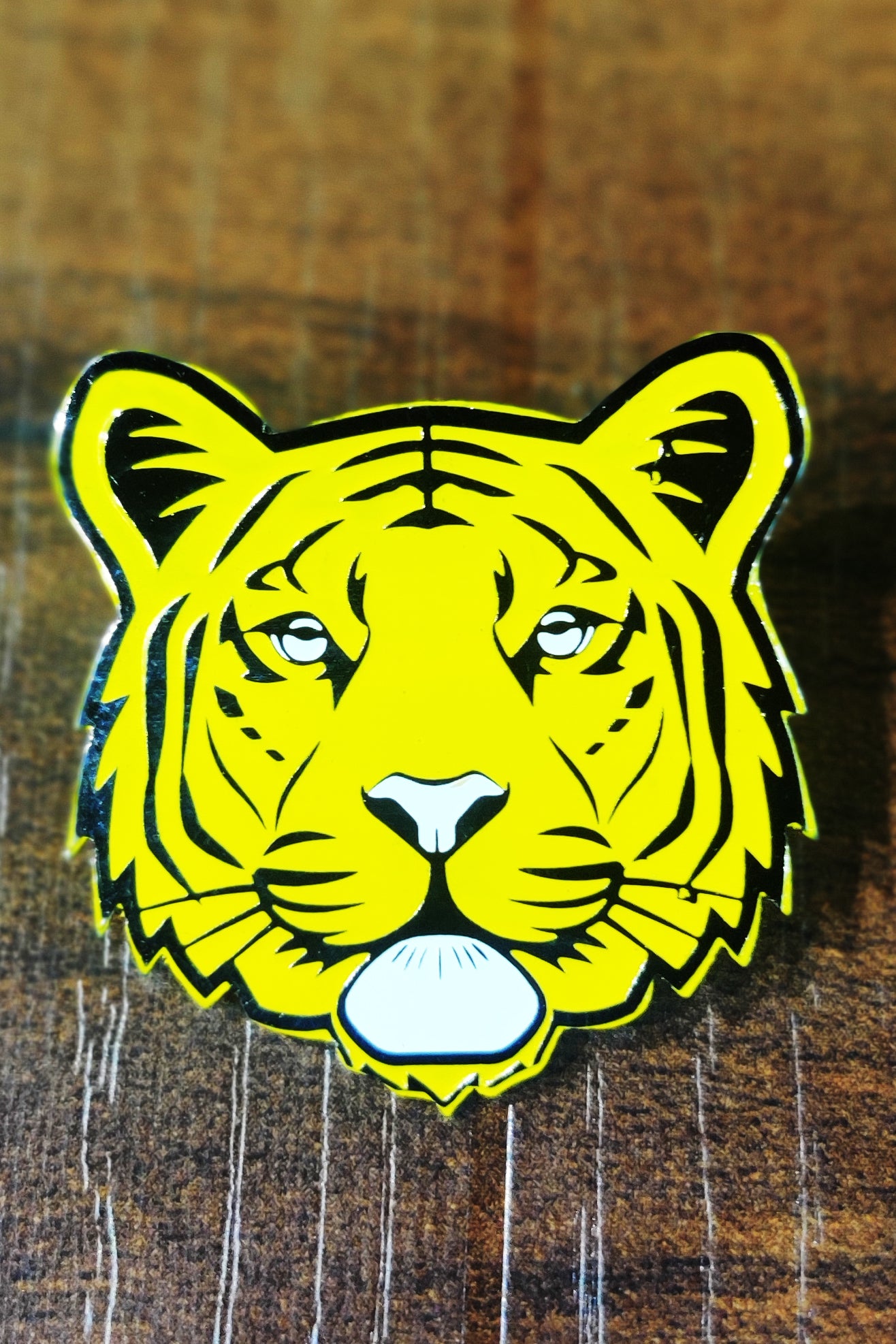 Tiger Face Pin