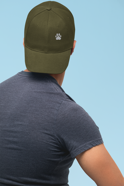 Pug Mark Reflective Logo Olive Cap