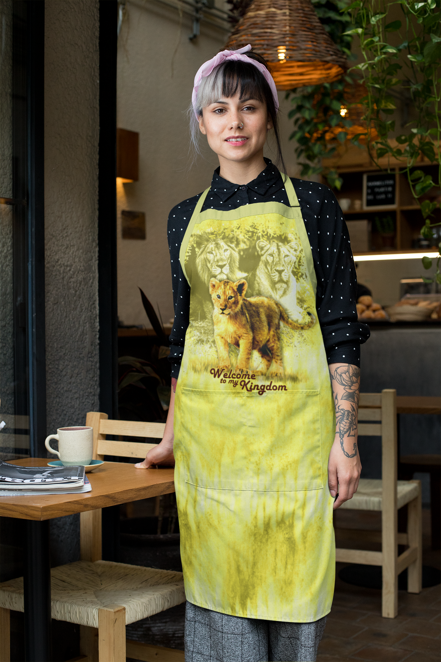 Welcome To The Kingdom Kitchen Apron