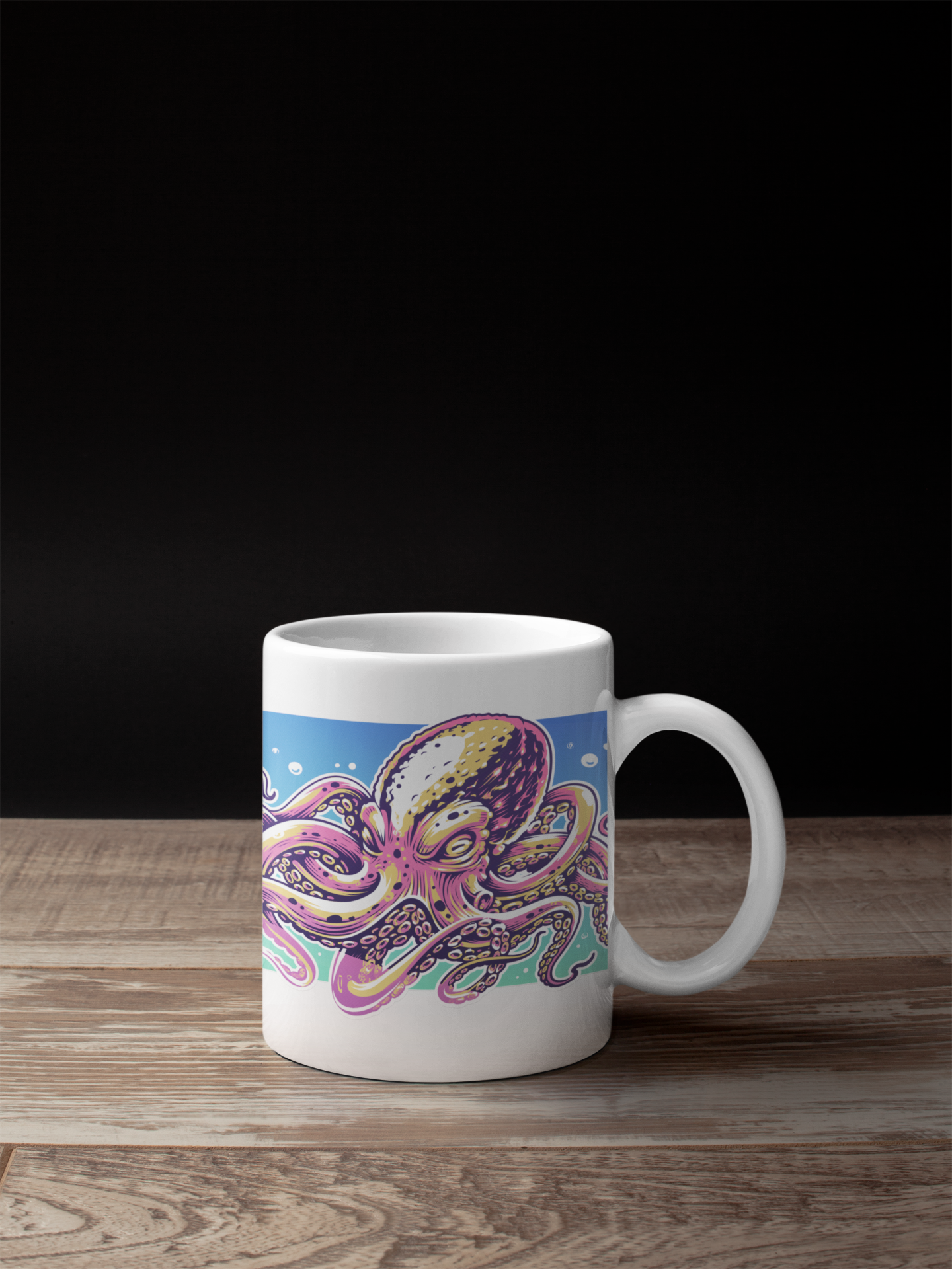 Graffiti style octopus.